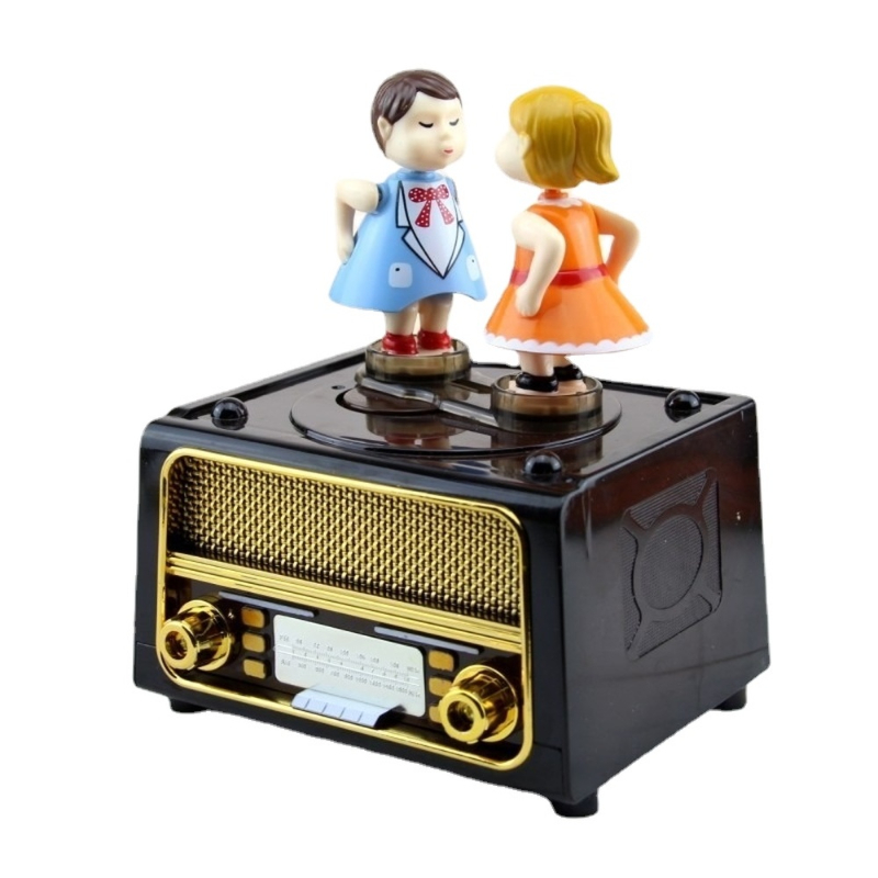 Snow Globe Musical - 1Set Couple Kiss Music Box Birthday