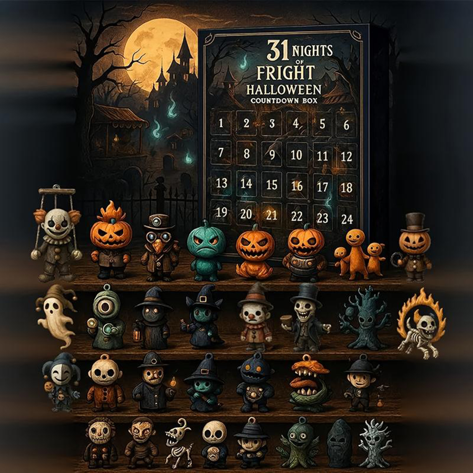 31 Nights Of Fright For Hallow – Advent Calendar Gift Bewertung und Preis