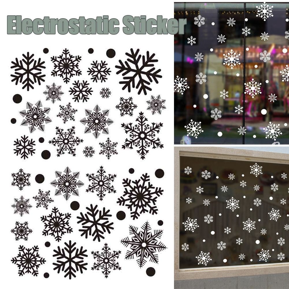 30pcs PVC Christmas Snowflakes – Snowflake Window Decal Bewertung und Preis