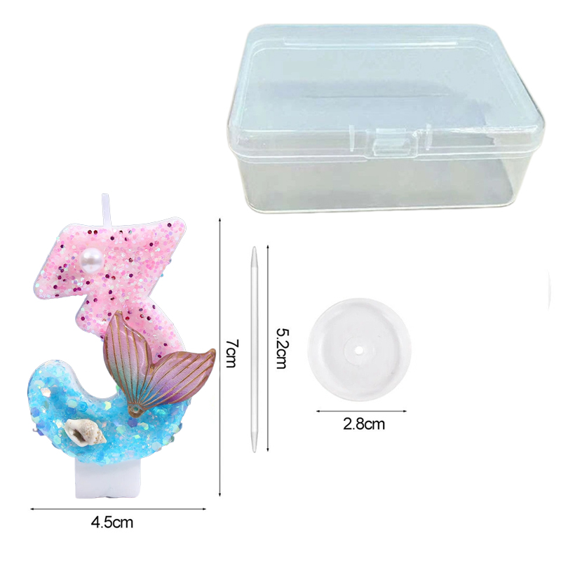 Gradient Blue Shell Pearl Crea – Holiday Candle Set Bewertung und Preis