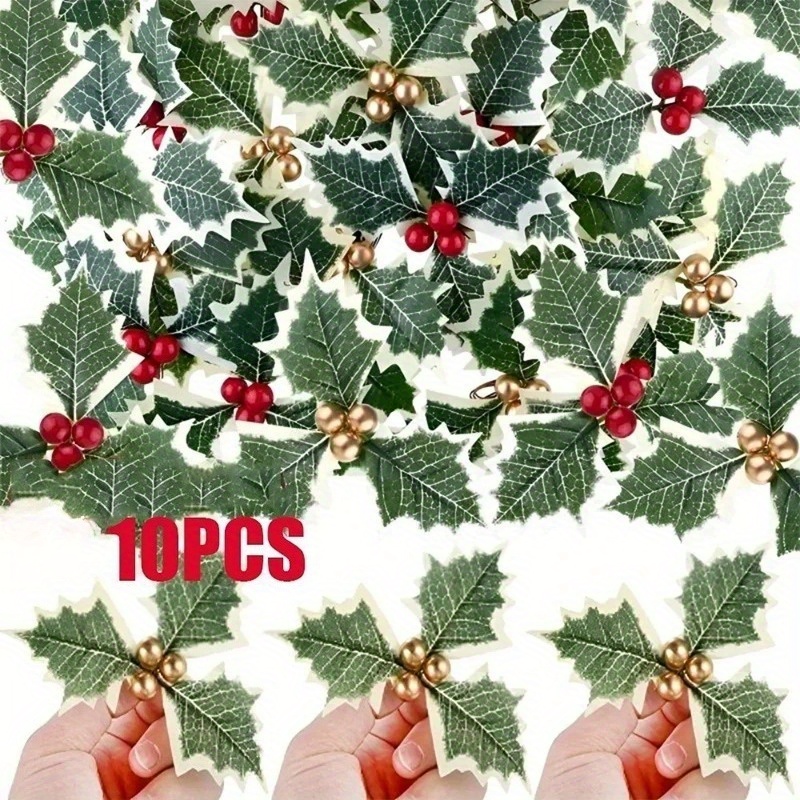 10 Pcs Artificial Holly Berrie – Christmas Wreath Fake Bewertung und Preis