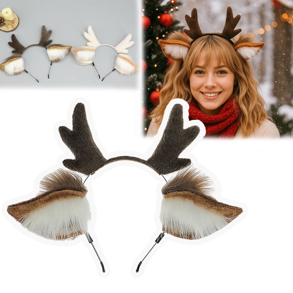 Unisex Deer Ears Reindeer Antl – Reindeer Antlers Headband Bewertung und Preis