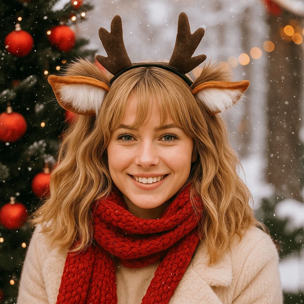 Unisex Deer Ears Reindeer Antl – Reindeer Antlers Headband Bewertung und Preis