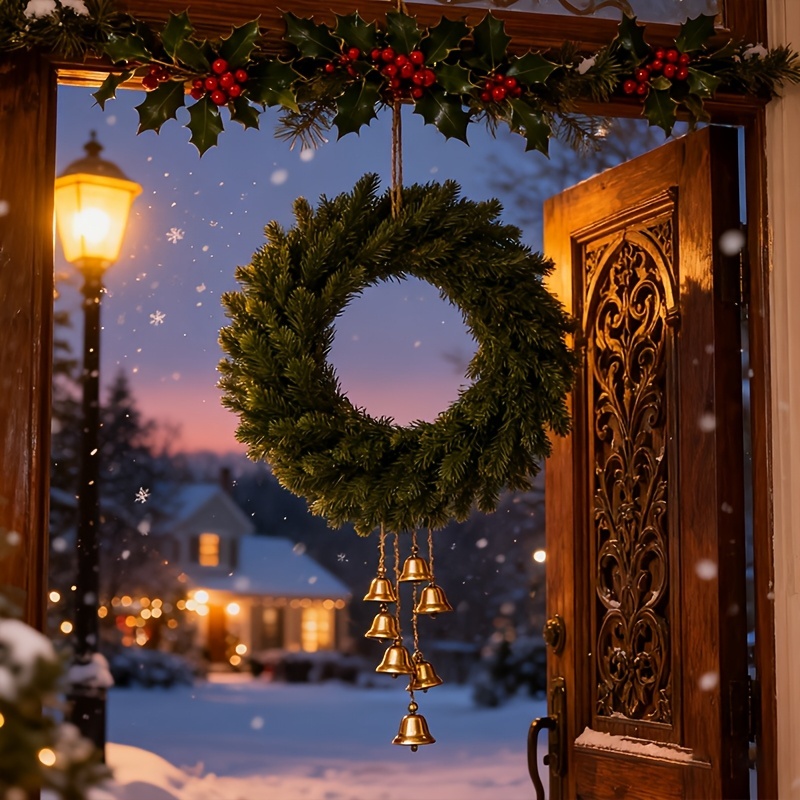 1pc Artificial Christmas Wreat – Christmas Wreath Fake Bewertung und Preis