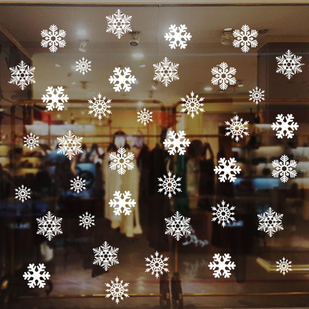 27/38PCS Gift Xmas  Festival S – Snowflake Window Decal Bewertung und Preis