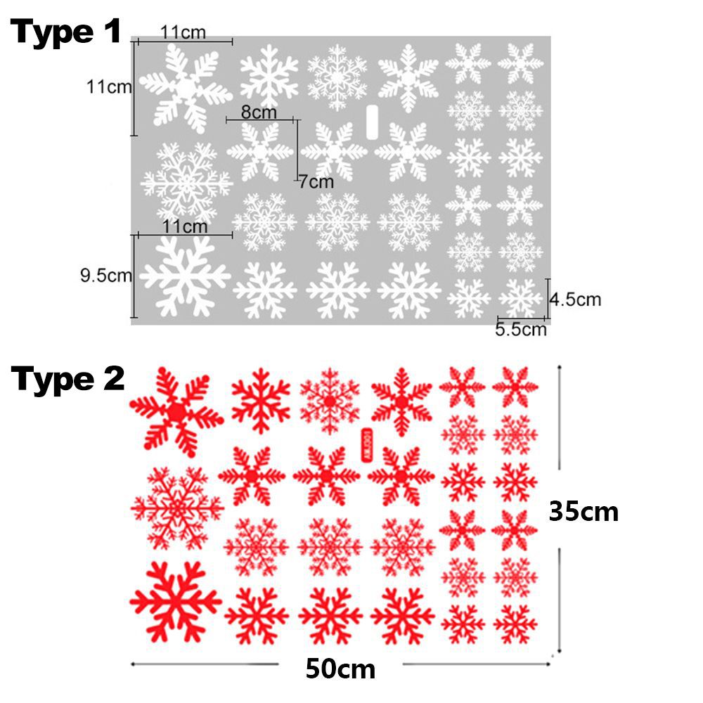 27/38PCS Gift Xmas  Festival S – Snowflake Window Decal Bewertung und Preis