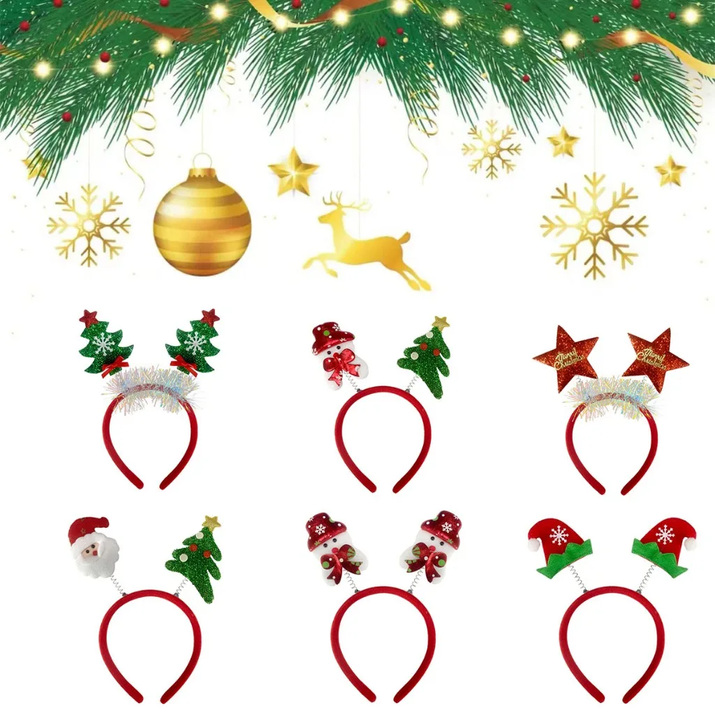 10pcs Christmas Hairband Xmas  – Reindeer Antlers Headband Bewertung und Preis