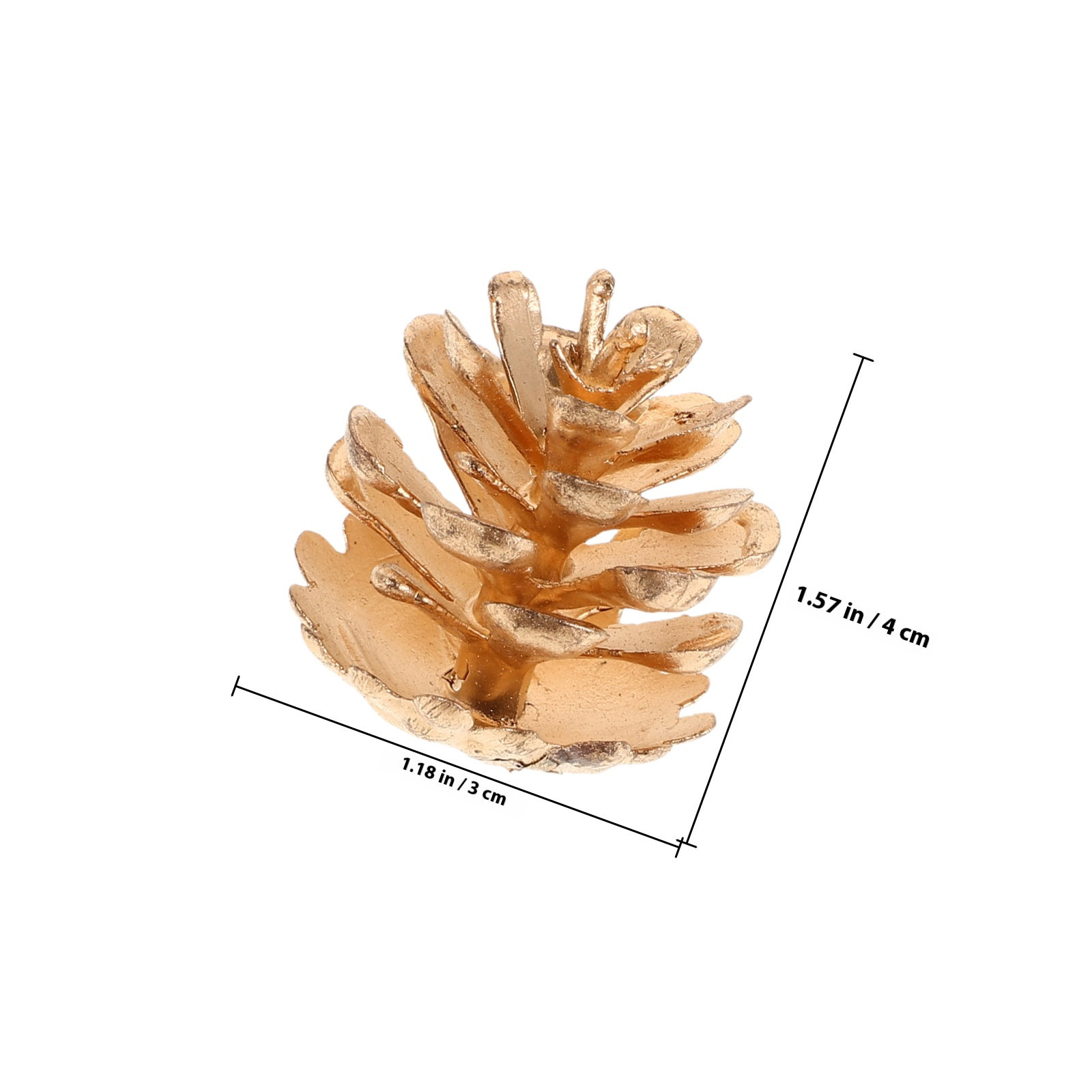 10Pcs Gold Plastic Pinecones R – Christmas Wreath Fake Bewertung und Preis
