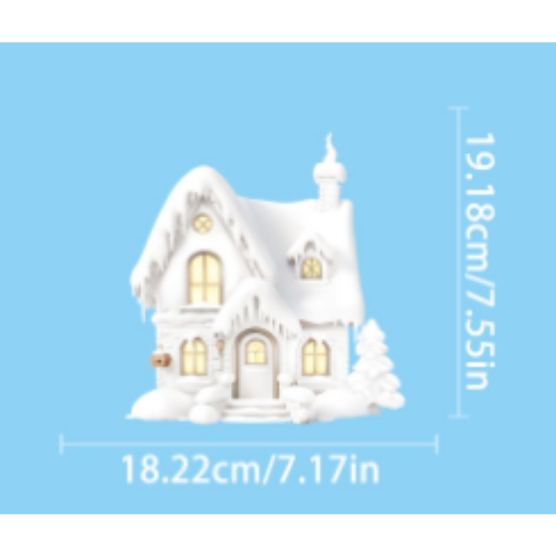 Snowman Snowflake Elk Christma – Snowflake Window Decal Bewertung und Preis