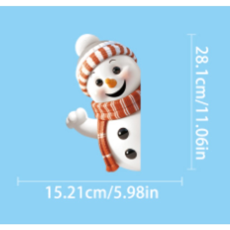Snowman Snowflake Elk Christma – Snowflake Window Decal Bewertung und Preis