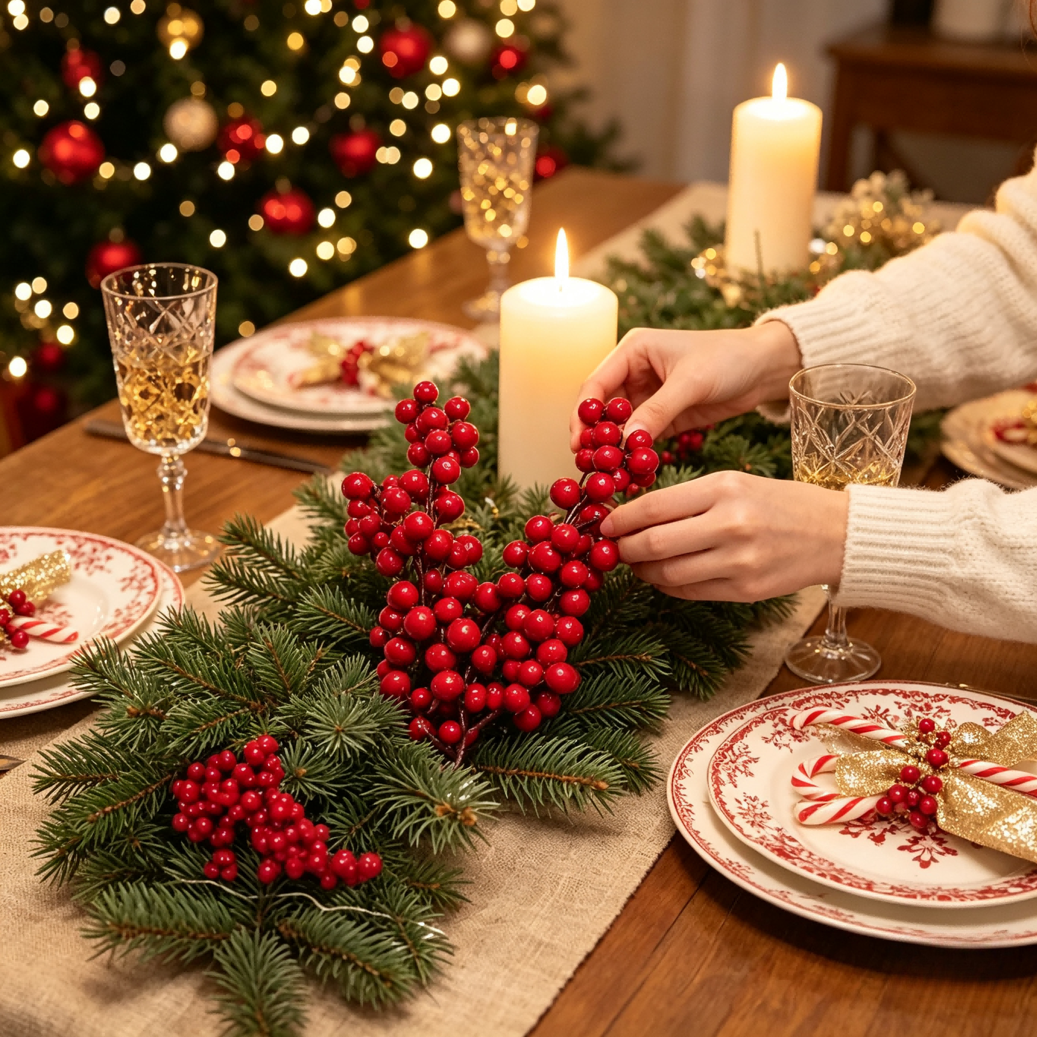 Christmas Artificial Red Berri – Christmas Wreath Fake Bewertung und Preis