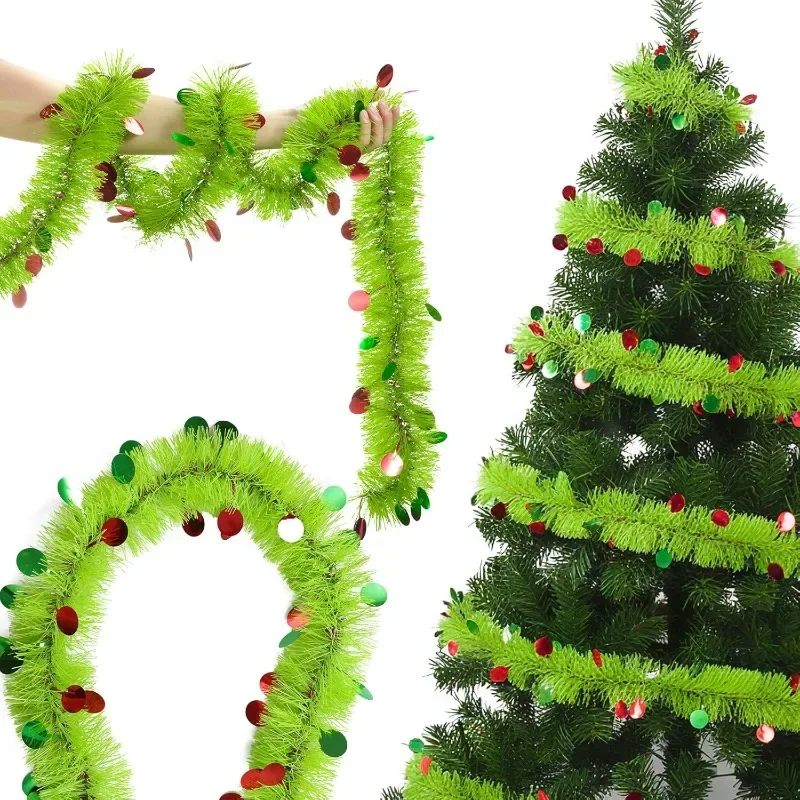 2M Length Christmas Tinsel Gar – Tinsel Garland Decoration Bewertung und Preis