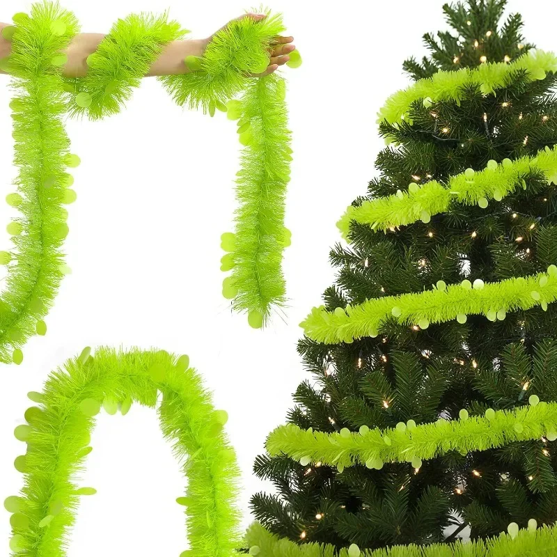 2M Length Christmas Tinsel Gar – Tinsel Garland Decoration Bewertung und Preis