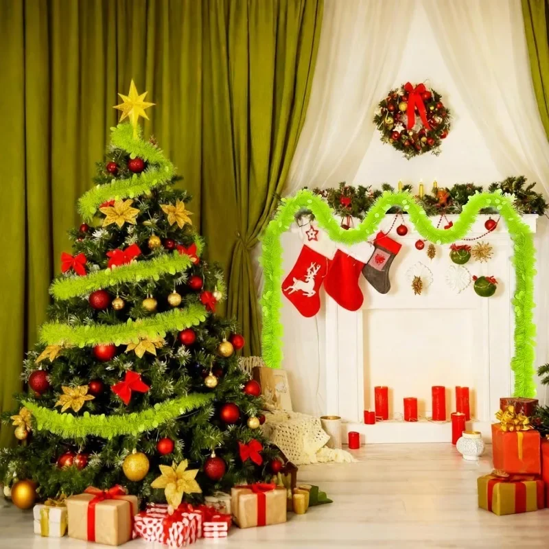 2M Length Christmas Tinsel Gar – Tinsel Garland Decoration Bewertung und Preis