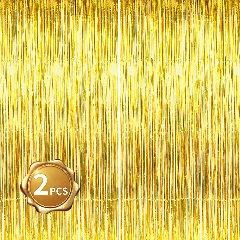 2Pack Gold Metallic Foil Tinse – Tinsel Garland Decoration Bewertung und Preis