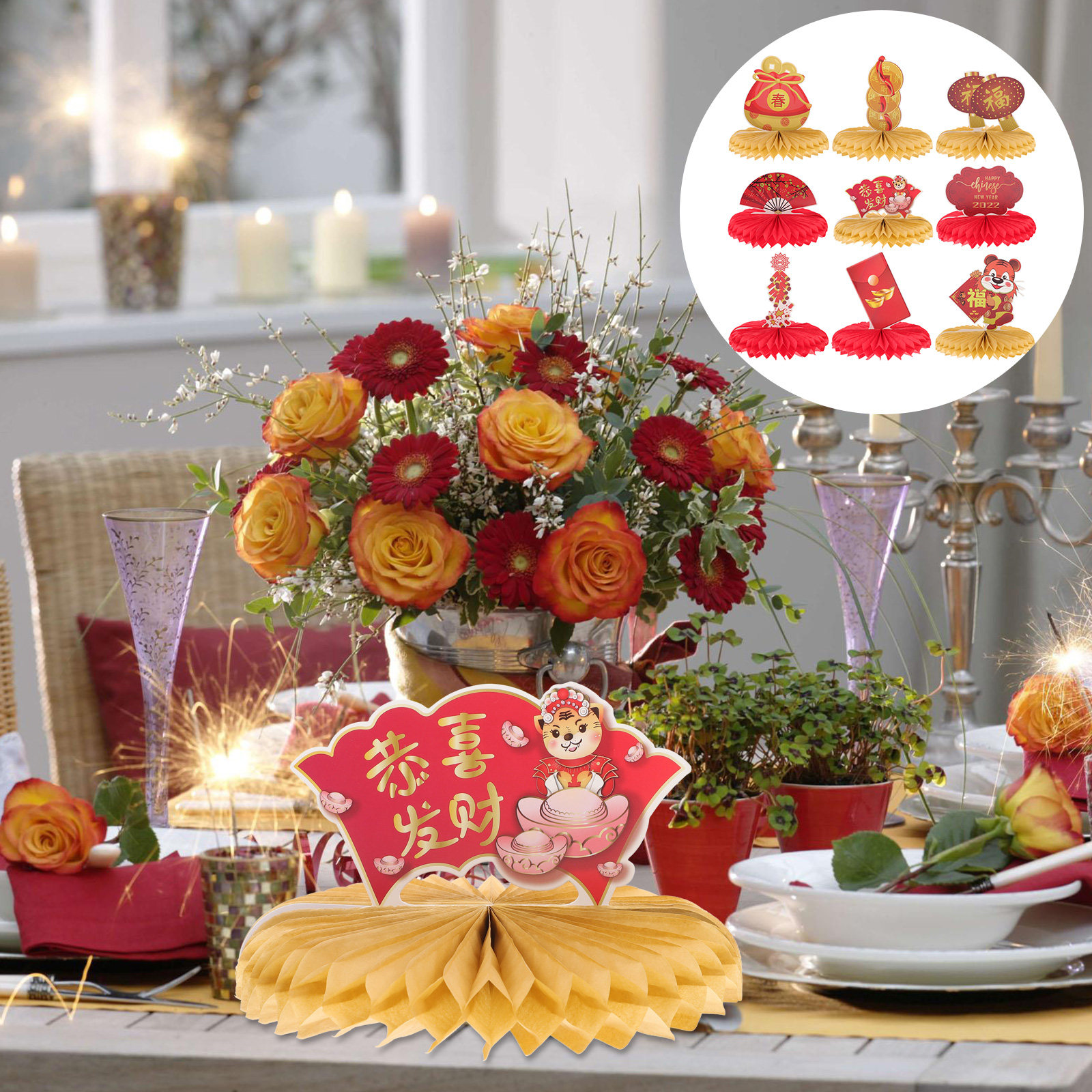 9Pcs Honeycomb Ball Party Deco – Ornament Ball Set Bewertung und Preis