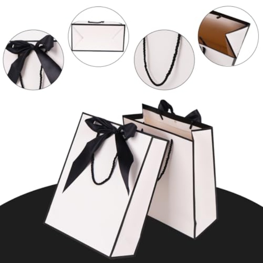 Gift Bags for Presents, 2 Pack – Ribbon Bow Gift Bewertung und Preis