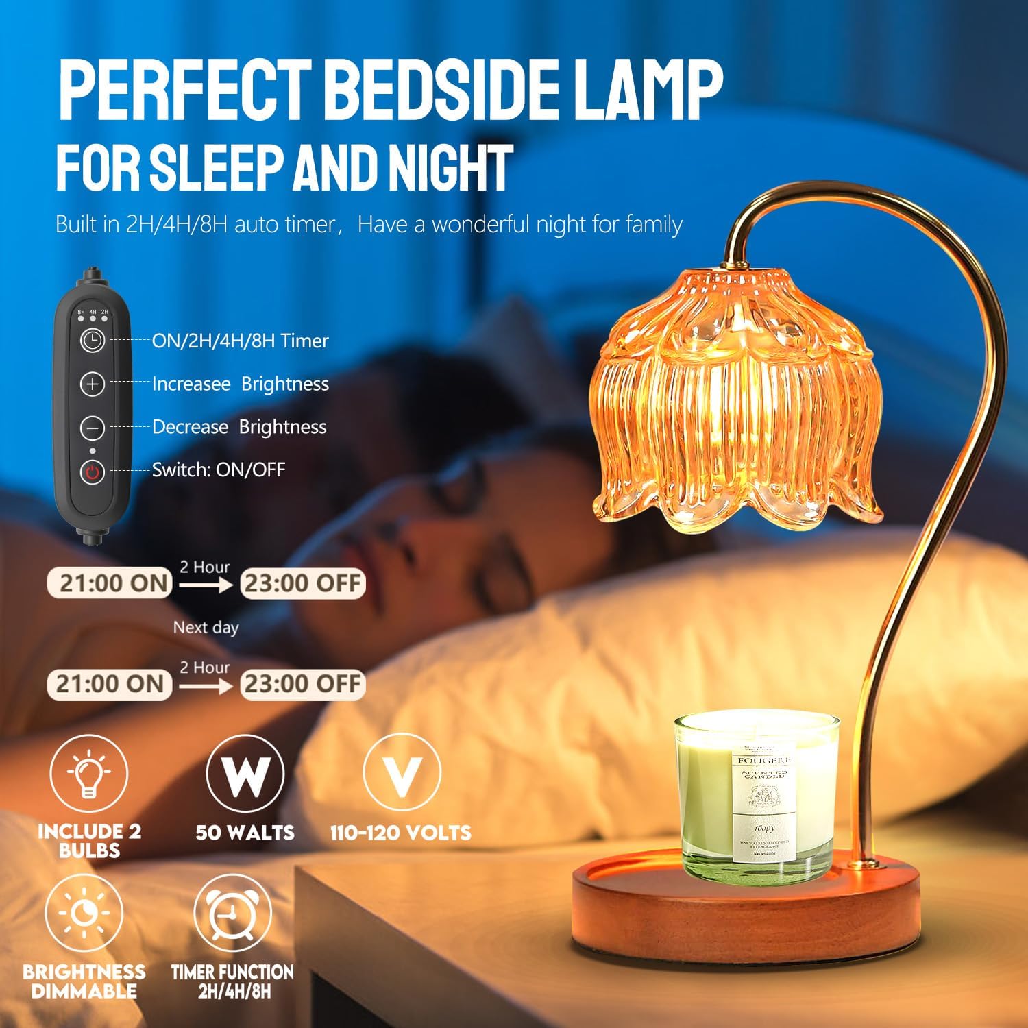 Candle Warmer Lamp with Timer  – Holiday Candle Set Bewertung und Preis
