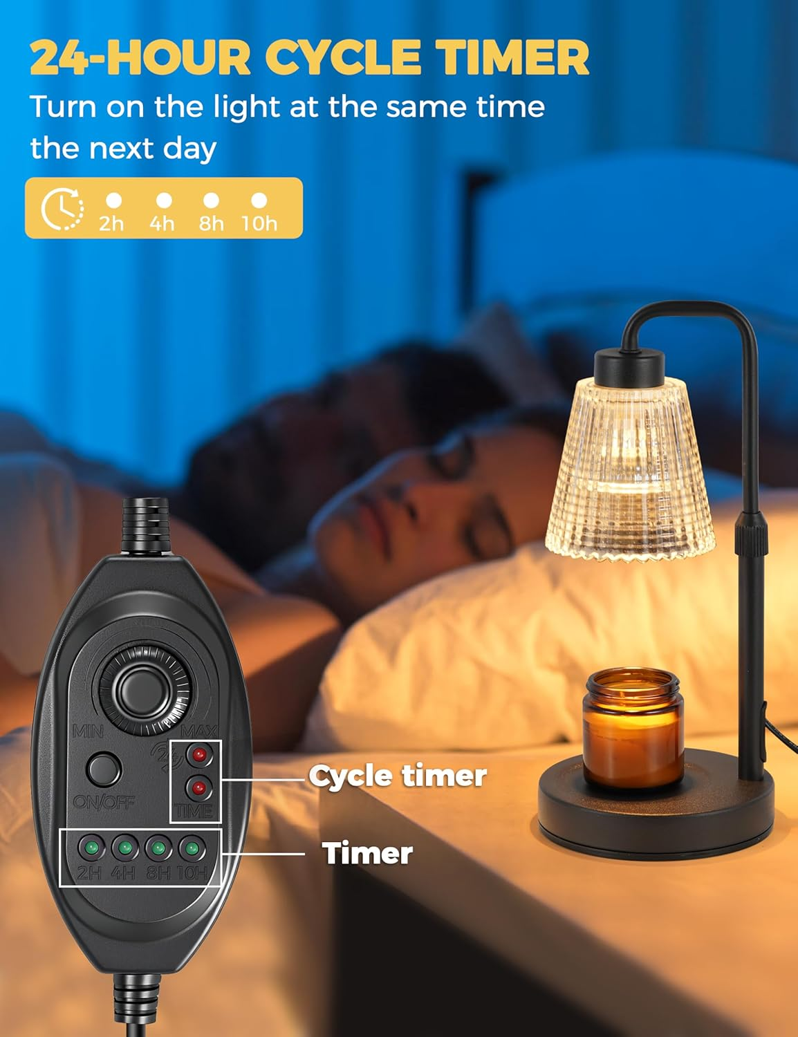 Candle Warmer Lamp with Timer  – Holiday Candle Set Bewertung und Preis
