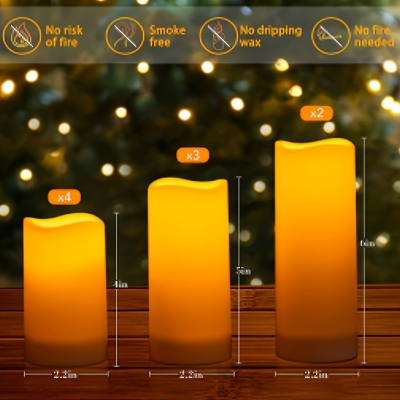72-Piece Flameless Flickering  – Holiday Candle Set Bewertung und Preis