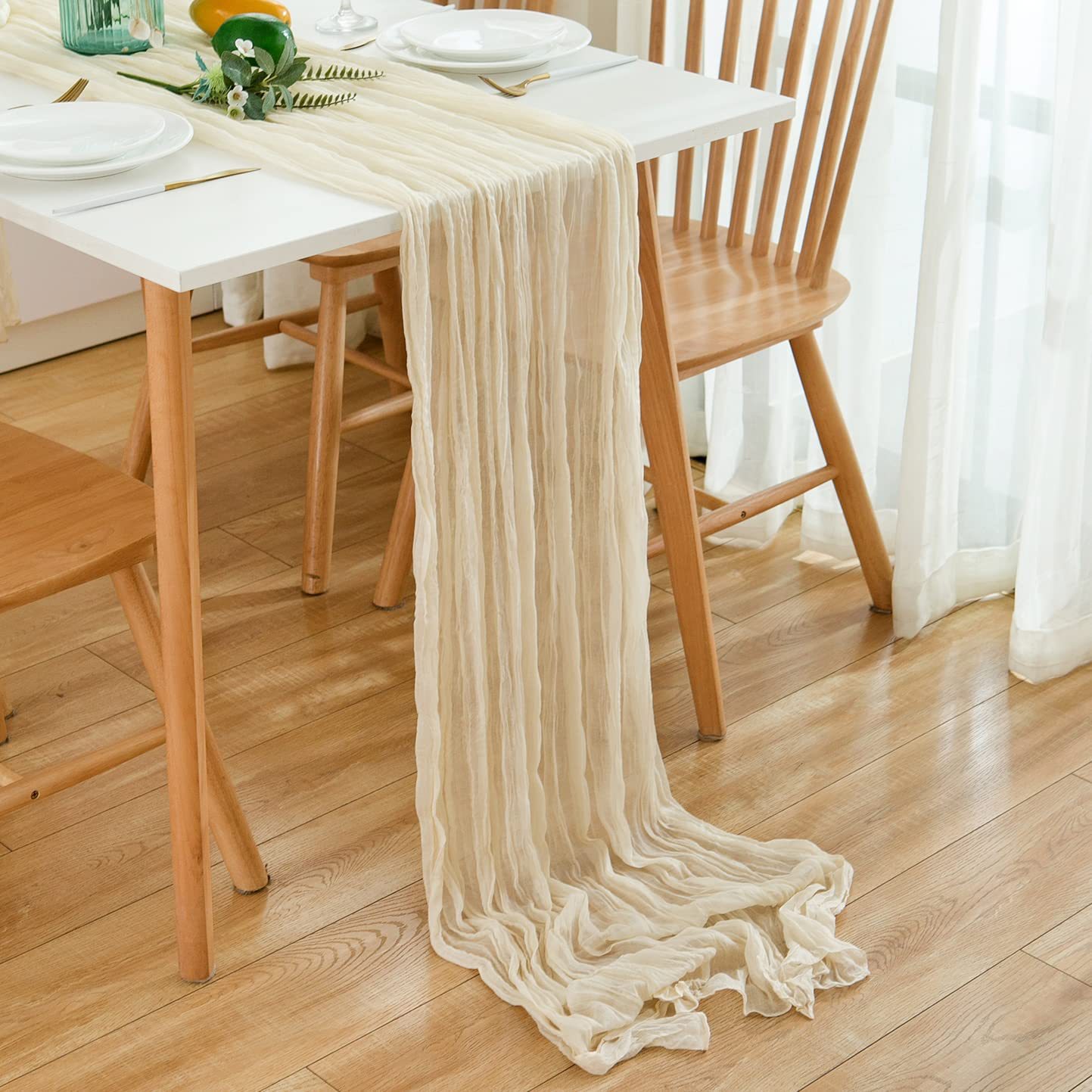 Wrinkle Gauze Table Runner Che – Christmas Table Runner Bewertung und Preis
