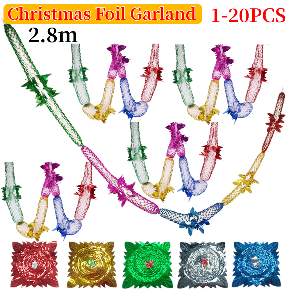 Christmas Foil Garland Ceiling – Tinsel Garland Decoration Bewertung und Preis