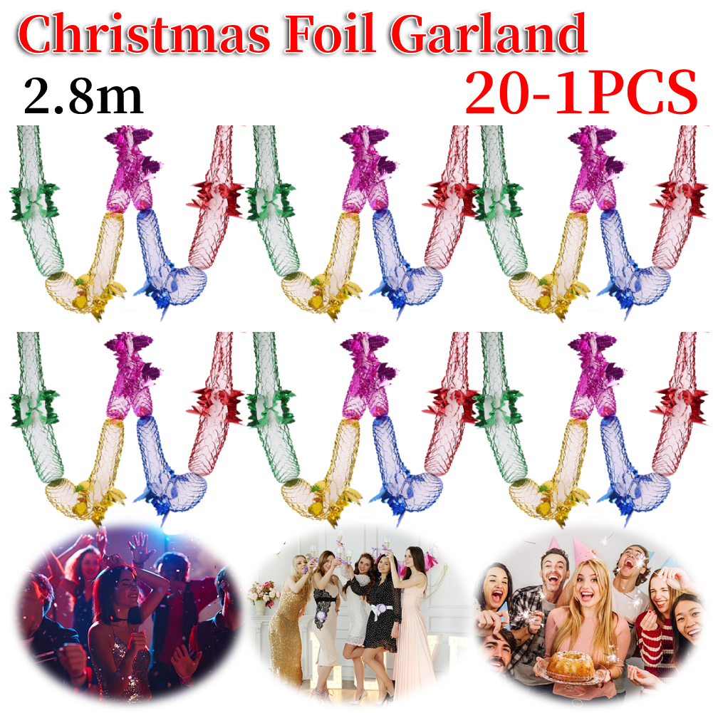 Christmas Foil Garland Ceiling – Tinsel Garland Decoration Bewertung und Preis