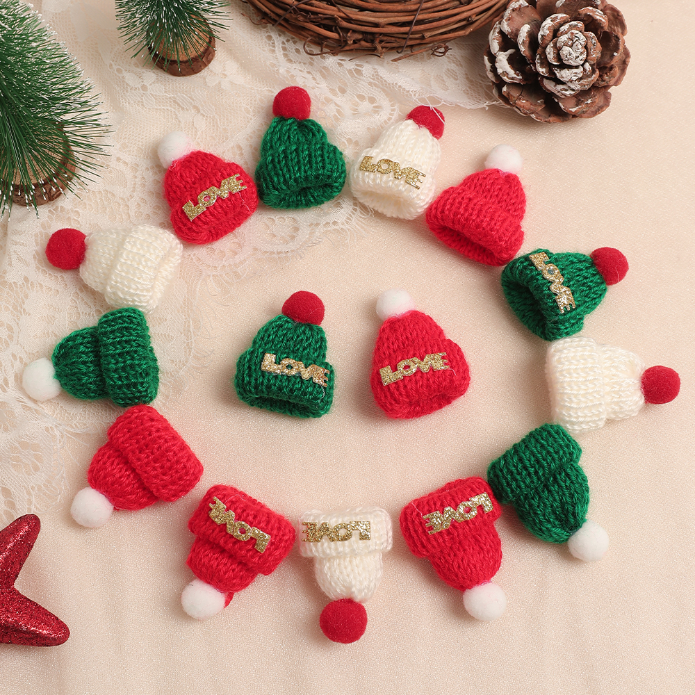5/10Pcs Christmas Decoration M – Santa Hat Plush Bewertung und Preis