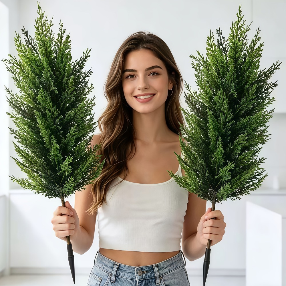 2PC Outdoor Artificial Pine Tr – Christmas Tree Artificial Bewertung und Preis