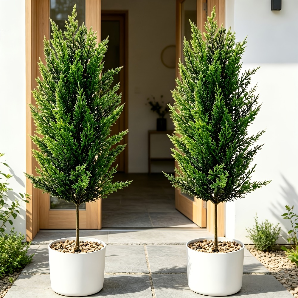 2PC Outdoor Artificial Pine Tr – Christmas Tree Artificial Bewertung und Preis