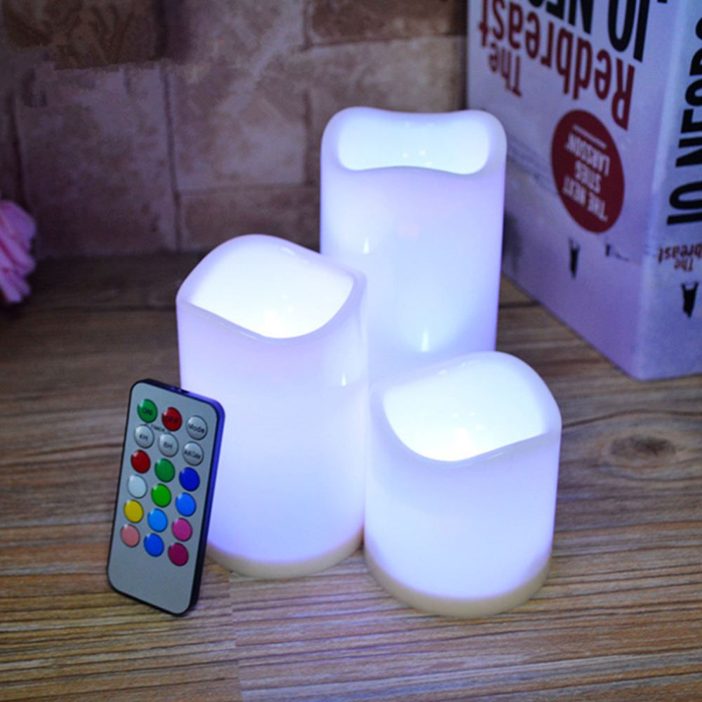 3pcs/ Set LED Flameless Flicke – Holiday Candle Set Bewertung und Preis