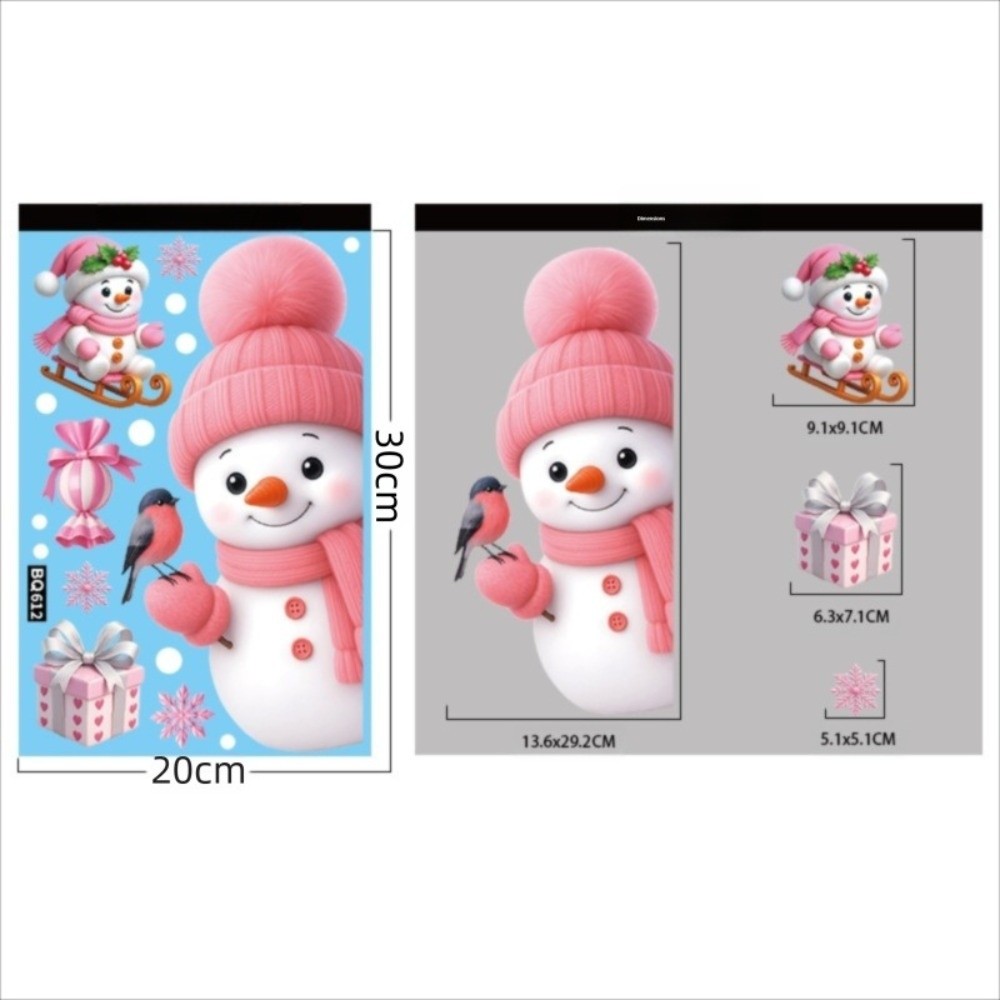 Removable PVC Window Stickers  – Snowflake Window Decal Bewertung und Preis