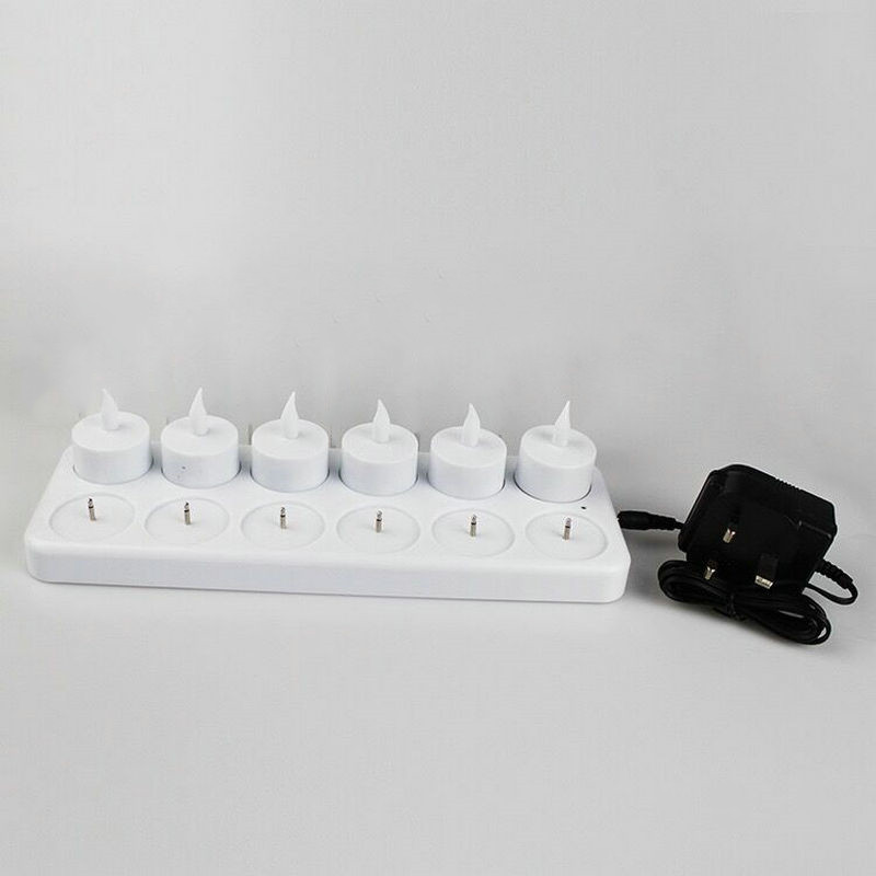 Set of 12 Rechargeable LED Can – Holiday Candle Set Bewertung und Preis
