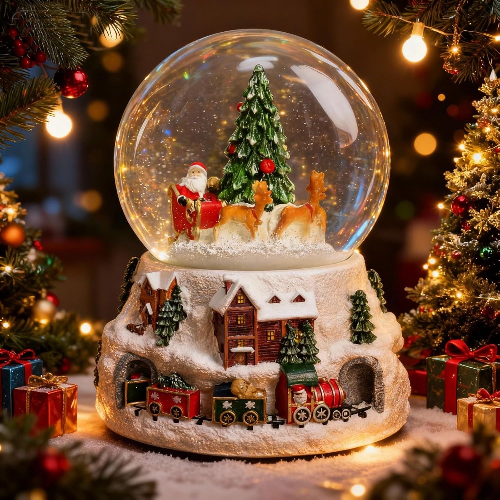 5.9-Inch Musical Snow Globe wi – Snow Globe Musical Bewertung und Preis