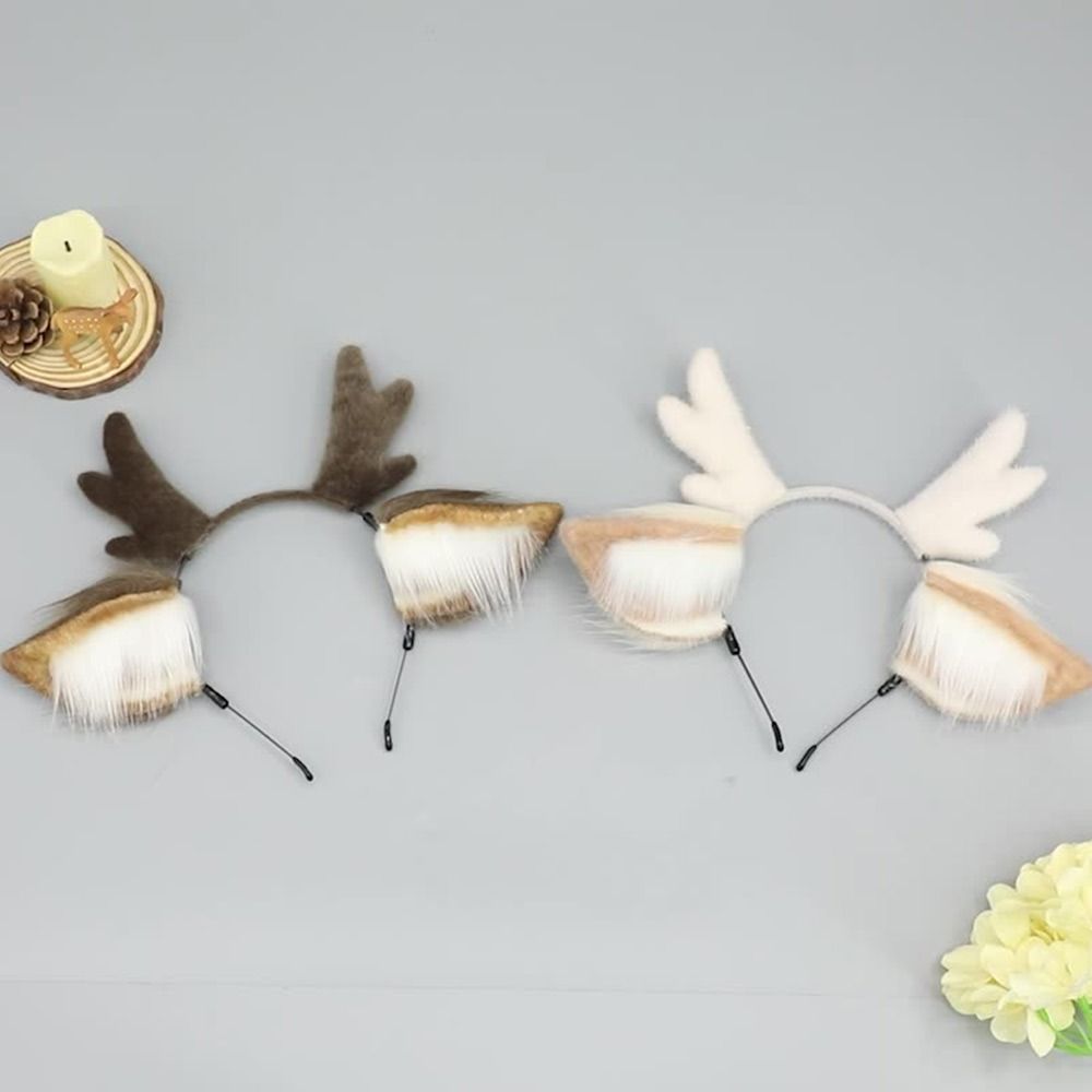Deer Ears Reindeer Antler Head – Reindeer Antlers Headband Bewertung und Preis