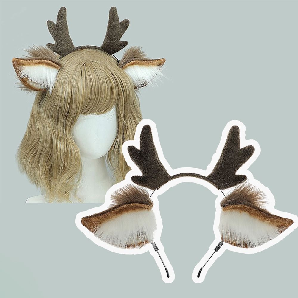 Deer Ears Reindeer Antler Head – Reindeer Antlers Headband Bewertung und Preis