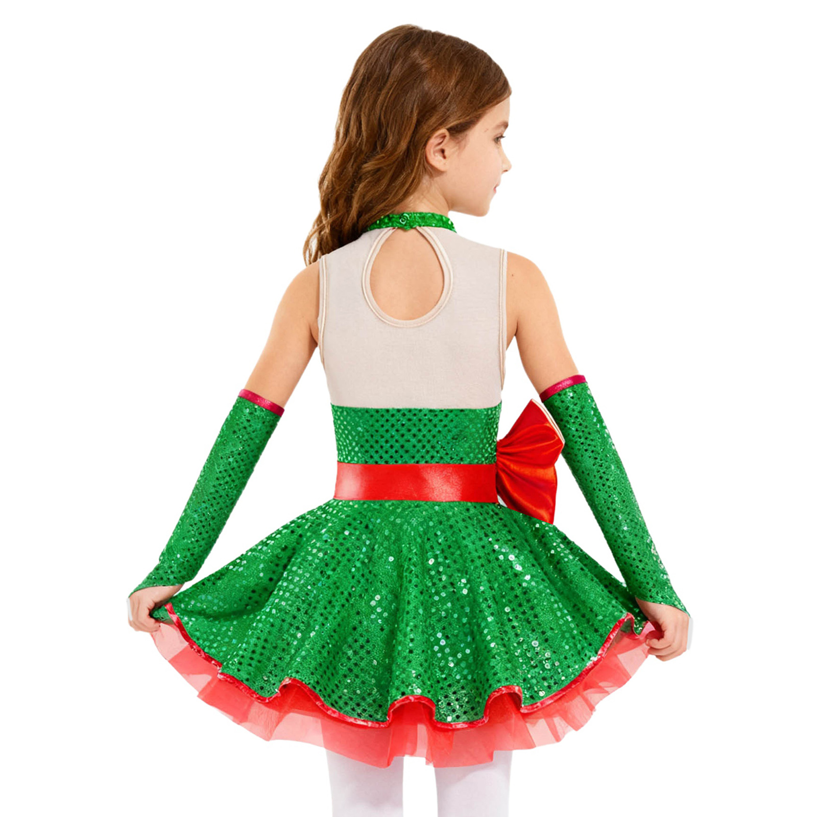 Teen Girls Christmas Sleeveles – Elf Costume Christmas Bewertung und Preis