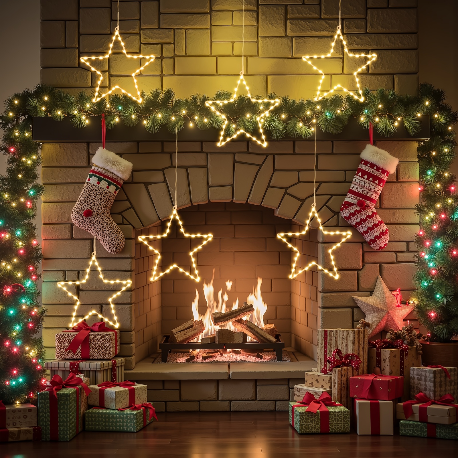 6/3pcs Battery Operated Hangin – Christmas Lights Outdoor Bewertung und Preis
