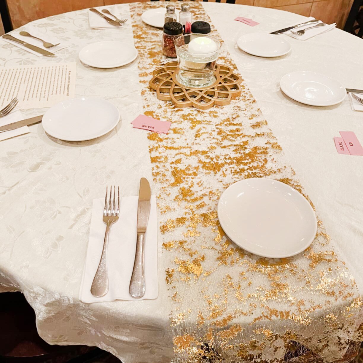 Sparkle Metallic Gold Thin Tab – Christmas Table Runner Bewertung und Preis