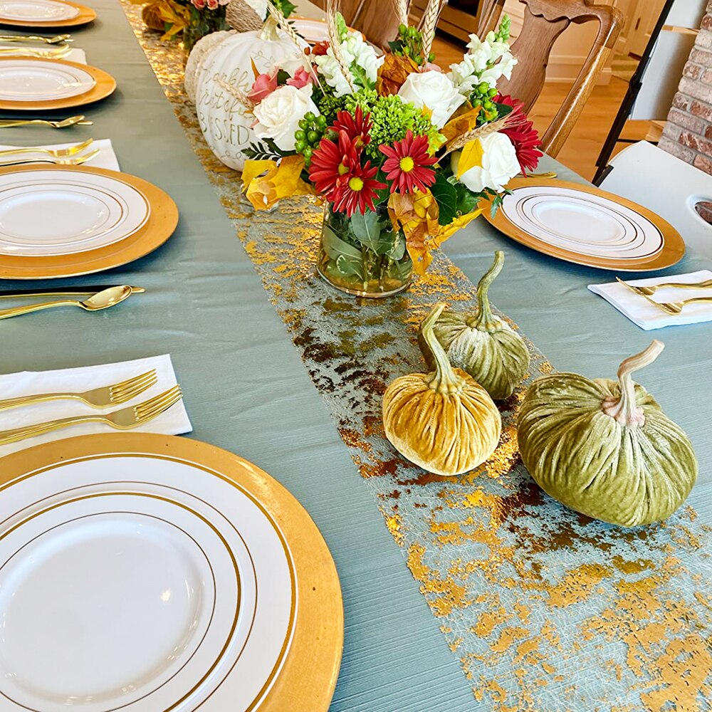 Sparkle Metallic Gold Thin Tab – Christmas Table Runner Bewertung und Preis