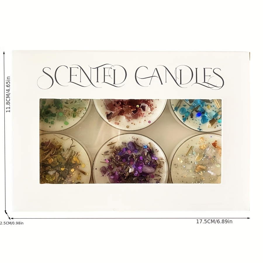 Set of 6 Scented Candles Fragr – Holiday Candle Set Bewertung und Preis