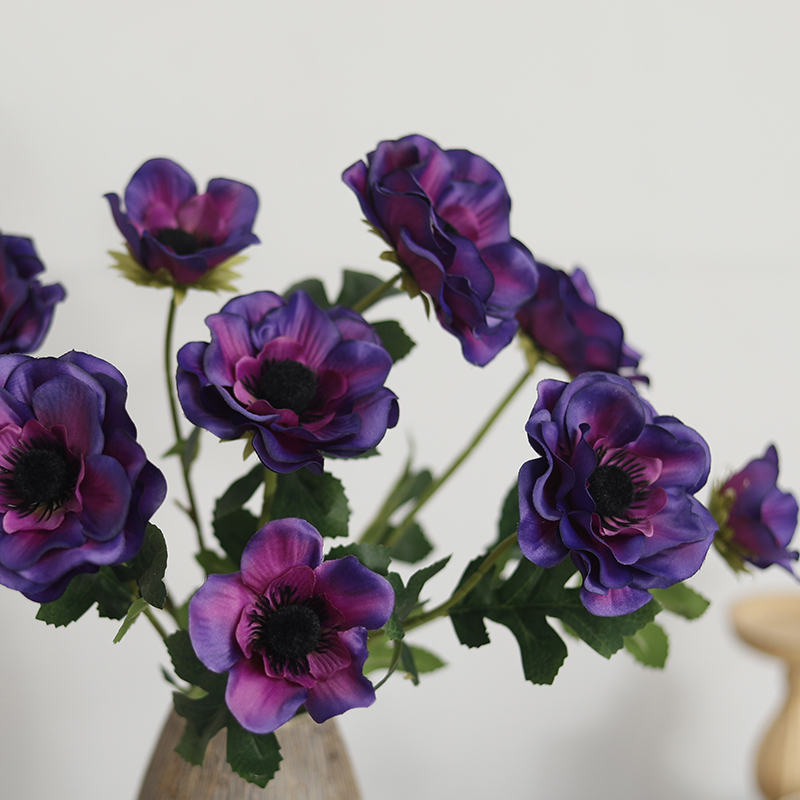 New 3 Heads Anemone Fake Flowe – Christmas Wreath Fake Bewertung und Preis