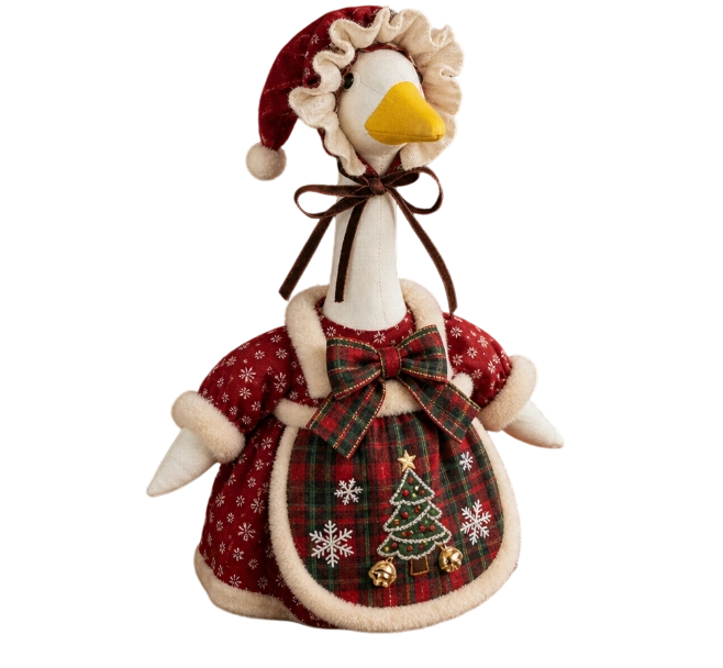 Christmas Goose Outfit for 23  – Santa Hat Plush Bewertung und Preis