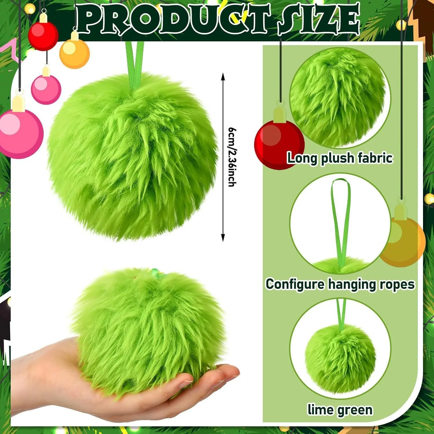 Christmas Green Long Plush Bal – Santa Hat Plush Bewertung und Preis