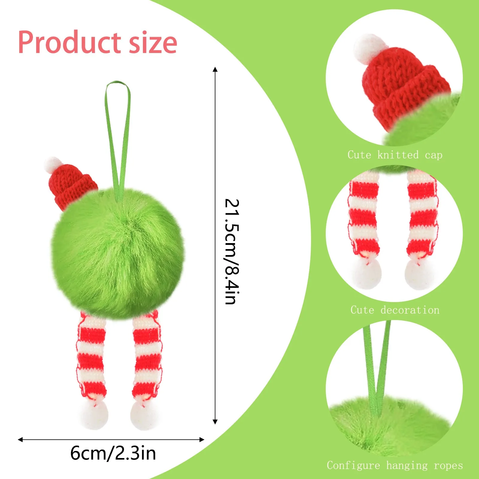 Christmas Green Long Plush Bal – Santa Hat Plush Bewertung und Preis