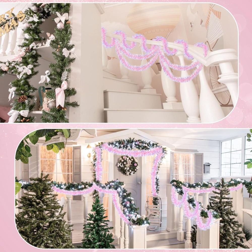 2M/9CM Christmas Decorations S – Tinsel Garland Decoration Bewertung und Preis