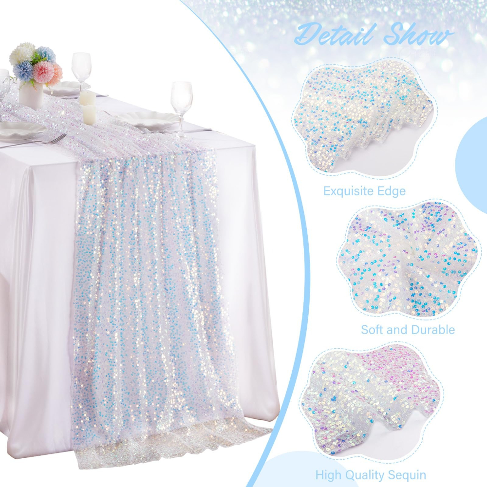 1 Pack Sequin Table Runner Spa – Christmas Table Runner Bewertung und Preis