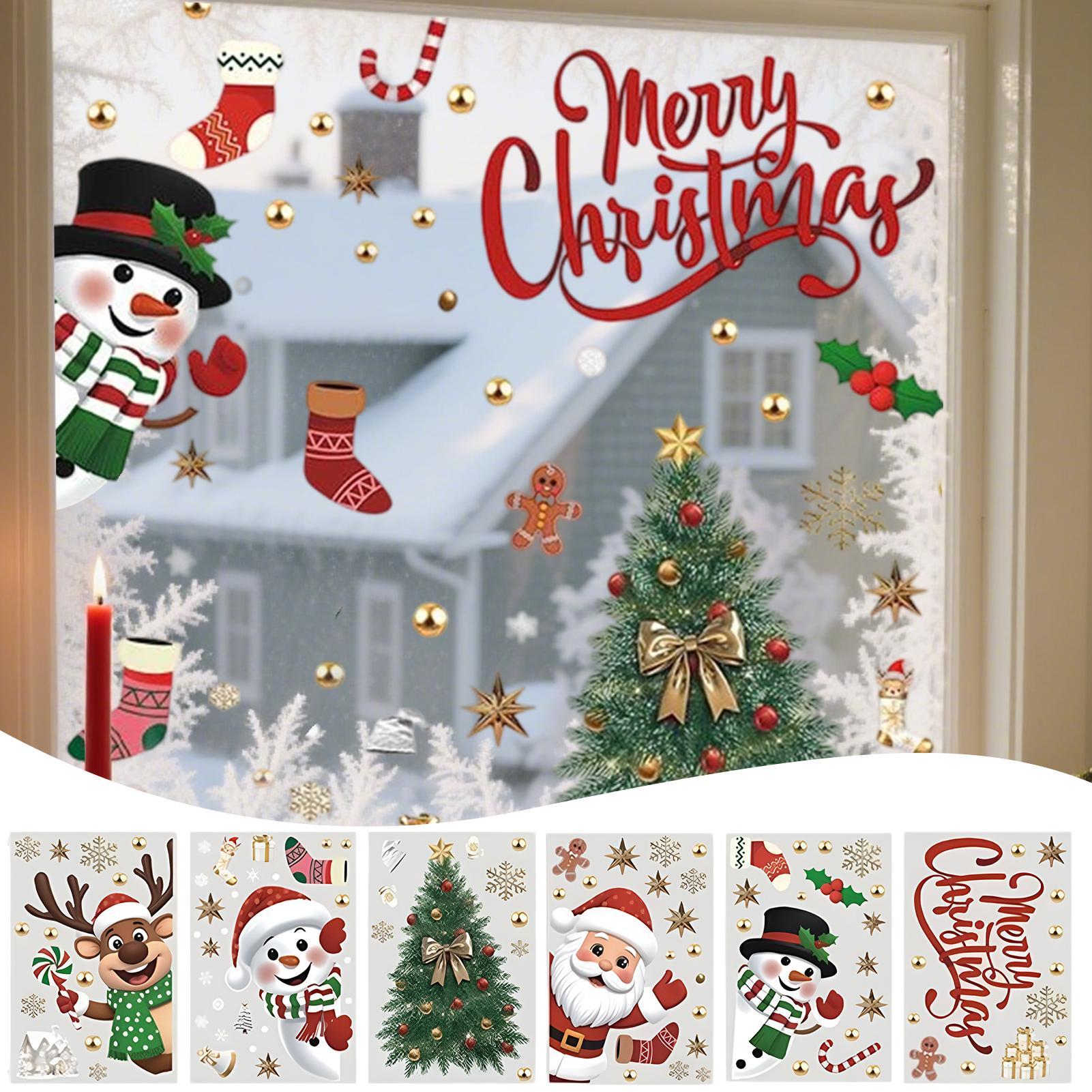 Christmas Window Decals Holida – Snowflake Window Decal Bewertung und Preis