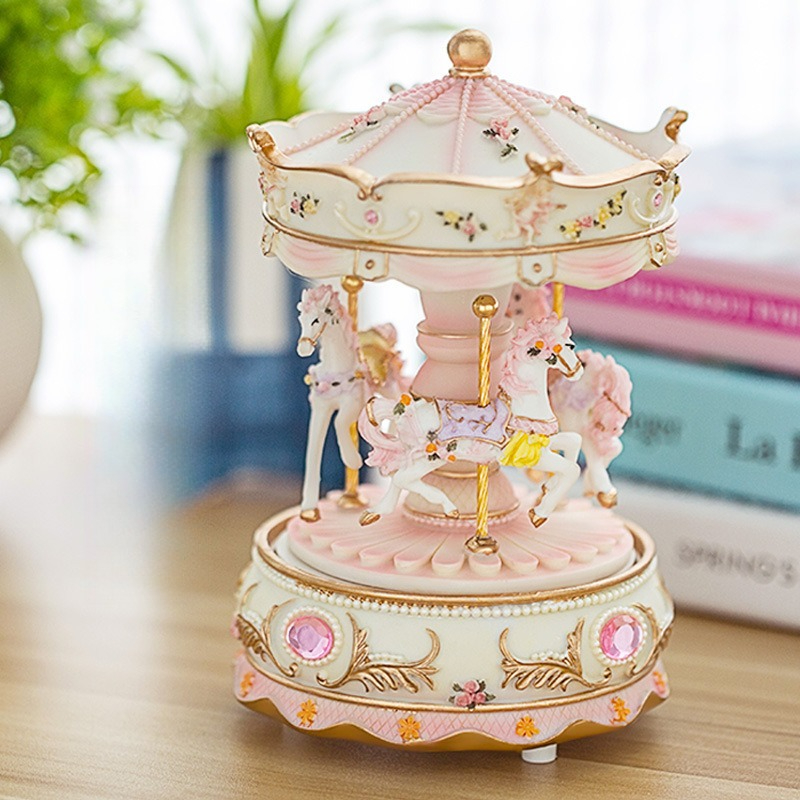 Handmade Resin Carousel Music  – Snow Globe Musical Bewertung und Preis