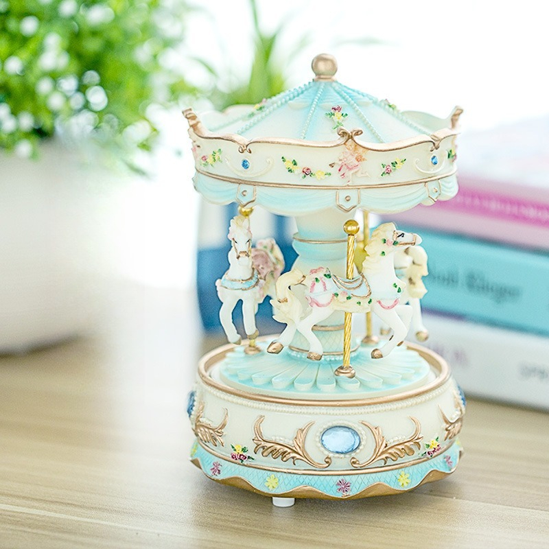 Handmade Resin Carousel Music  – Snow Globe Musical Bewertung und Preis